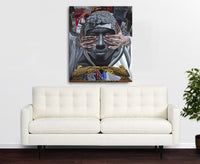 “Eye White Shut” Original