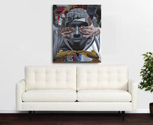 Load image into Gallery viewer, “Eye White Shut”